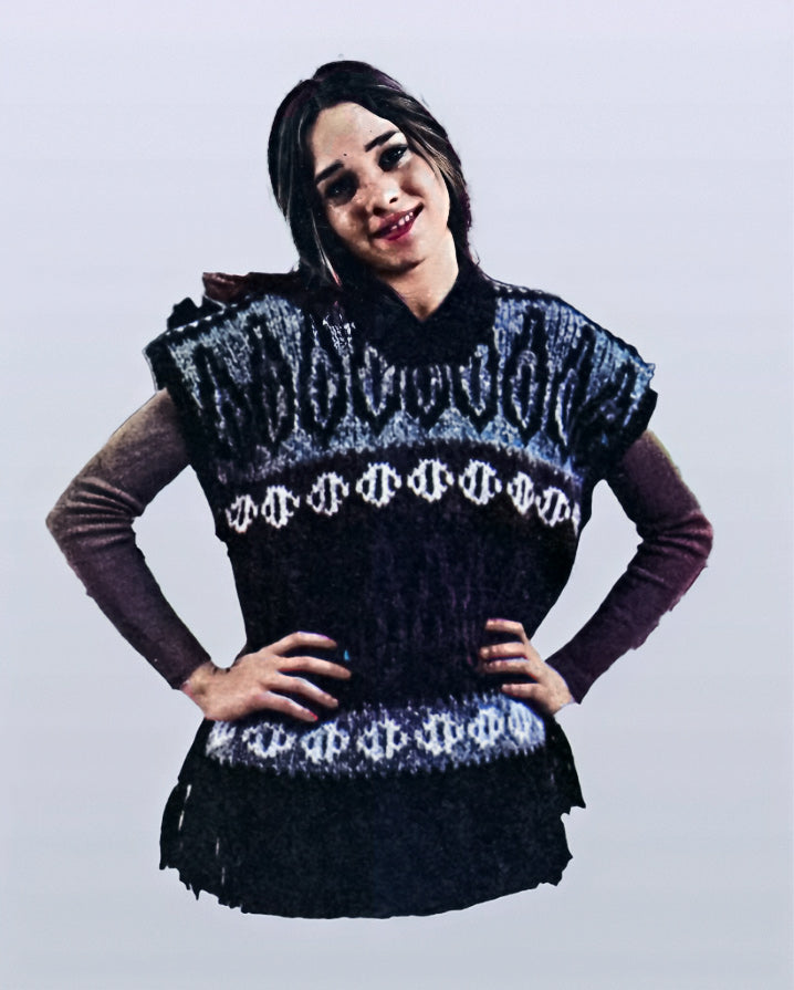 Patron de poncho femme ou jeune