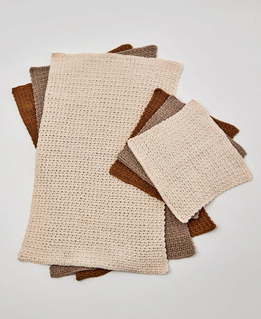 Free Mesh Towel and Washcloth Set Pattern