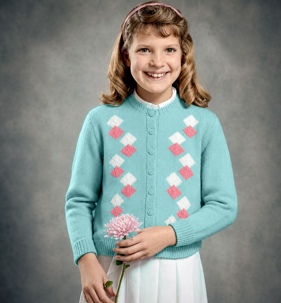 Modèle de cardigan pour fille Fair Lady