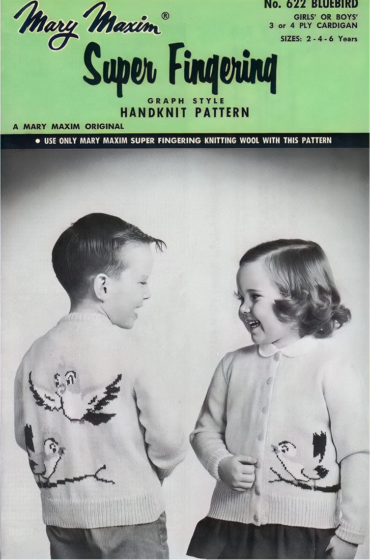 Modèle de cardigan Bluebird pour garçon et fille