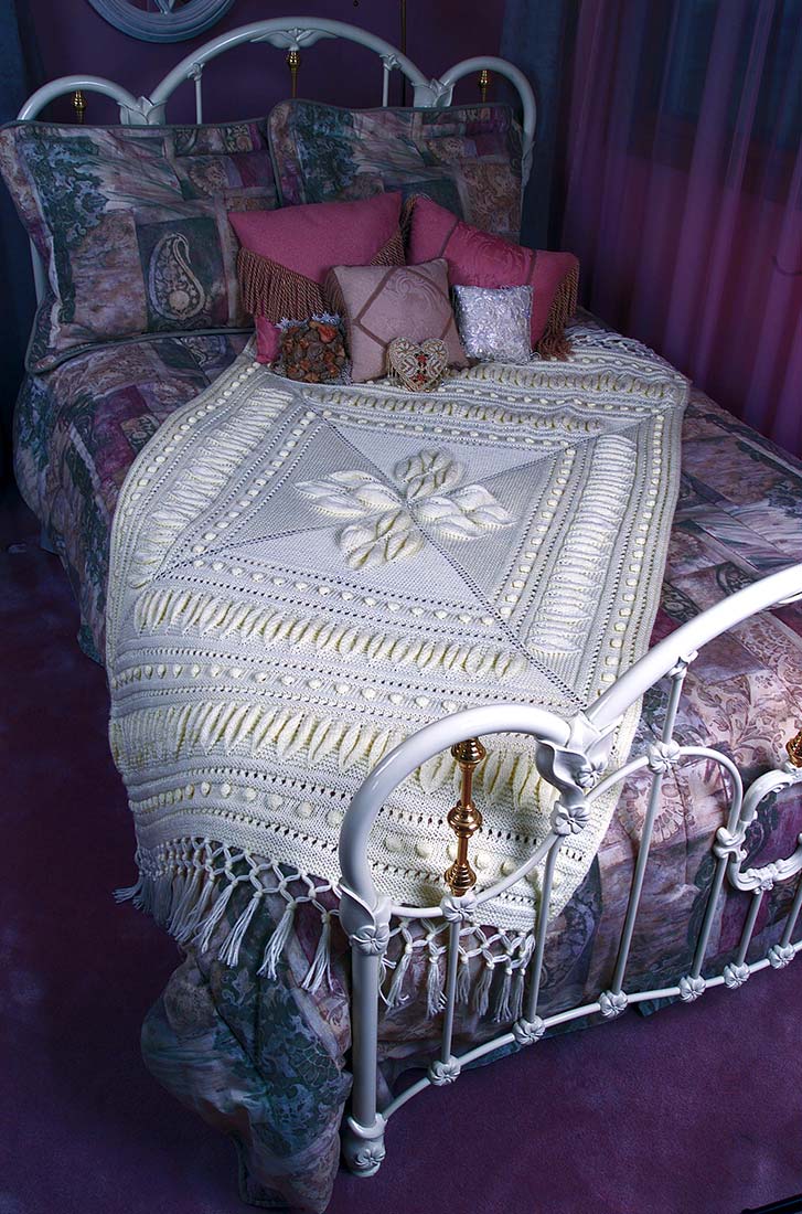 Modèle de tricot afghan simple et doux gratuit