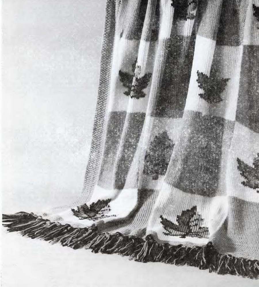 Maple Leaf Afghan Pattern