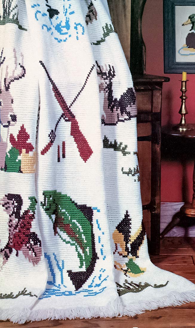 Modèle Afghan Faune - Tricot