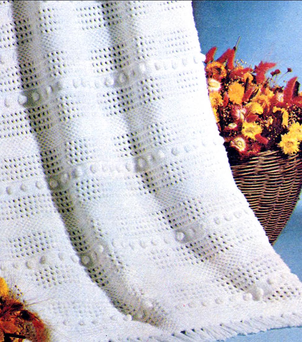 Popcorn Afghan Pattern