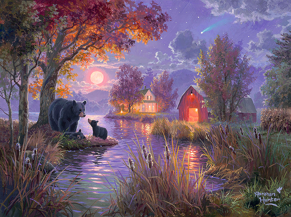 Black Bear Farm Jigsaw Puzzle