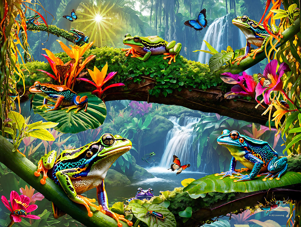 Jungle Frogs Jigsaw Puzzle