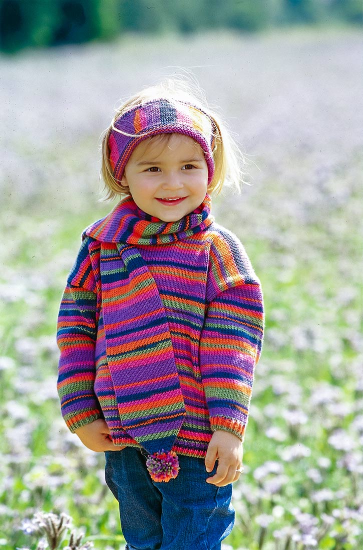 Modèle de pull rayé Regia