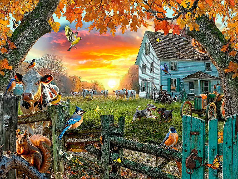 Tranquil Farm Jigsaw Puzzle