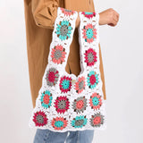 Free Lily Crochet Radiant Motifs Tote Bag Pattern