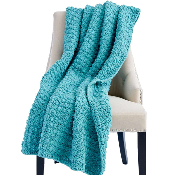 Free Bernat Tiny Bubbles Crochet Blanket Pattern
