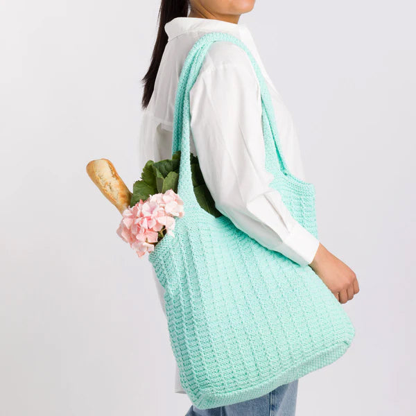 Free Lily Sugar'N Cream Knit Market Tote Pattern