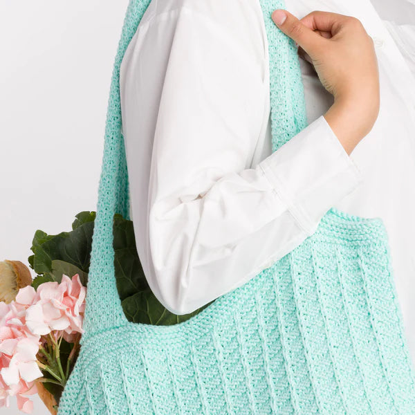 Free Lily Sugar'N Cream Knit Market Tote Pattern