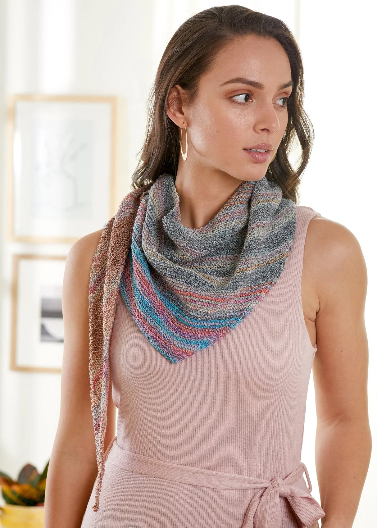 Free Color Shift Shawl Pattern