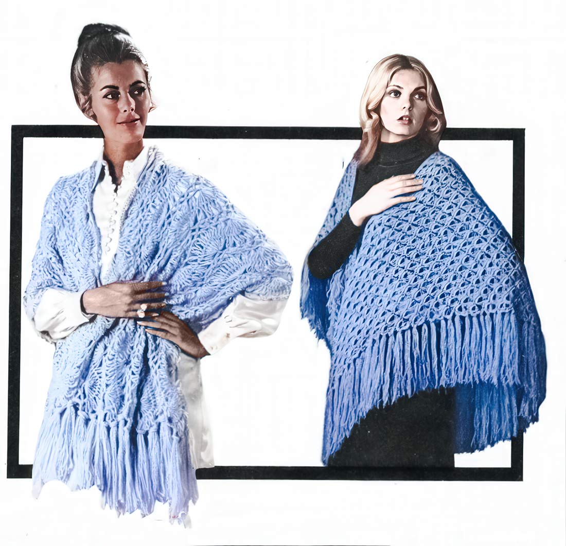 Broomstick Lace Shawl Pattern