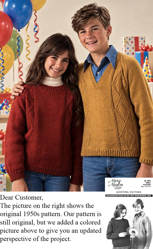Child's Pullover Pattern