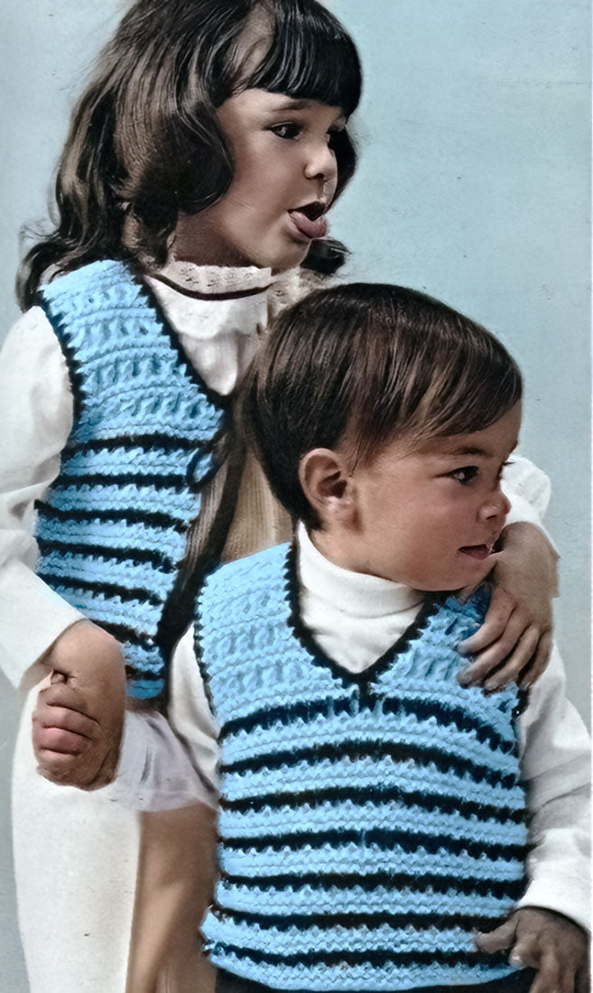 Tot's Vest Or Pullover Pattern