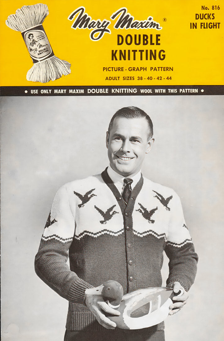 Ducks In Flight Cardigan Pattern