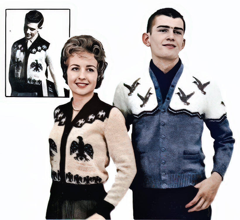 Ducks In Flight Cardigan Pattern