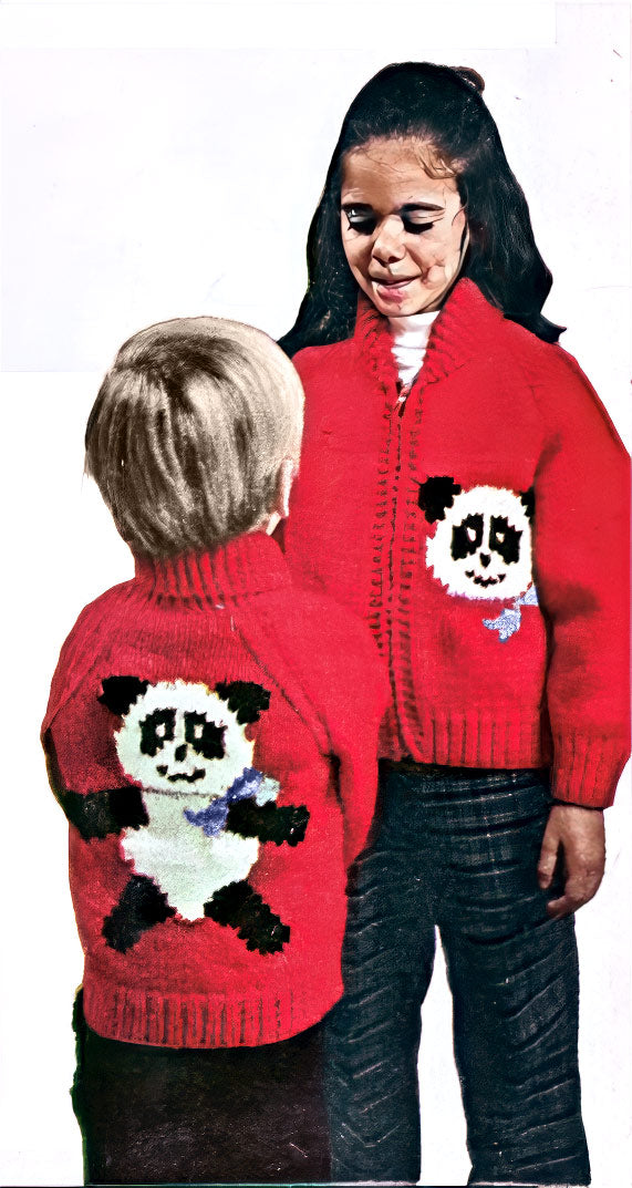 Panda Cardigan Pattern