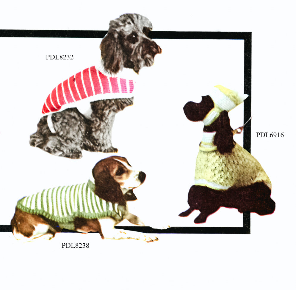 Modèle de manteau de chien au crochet