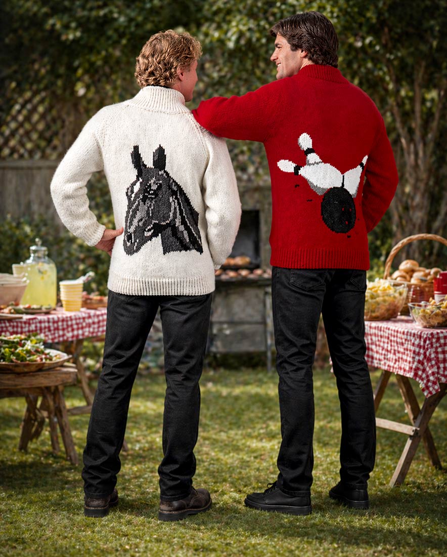 Cardigan Femme ou Jeune - Motif Tête de Cheval