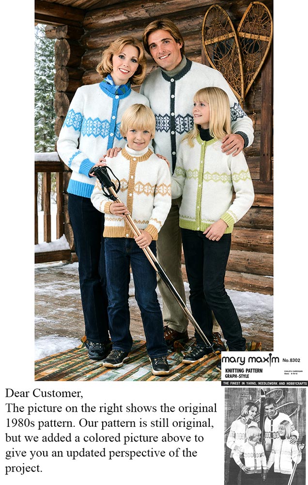 Child's Scandinavian Cardigan Pattern