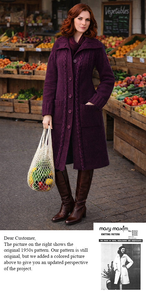 Modèle de manteau Aran