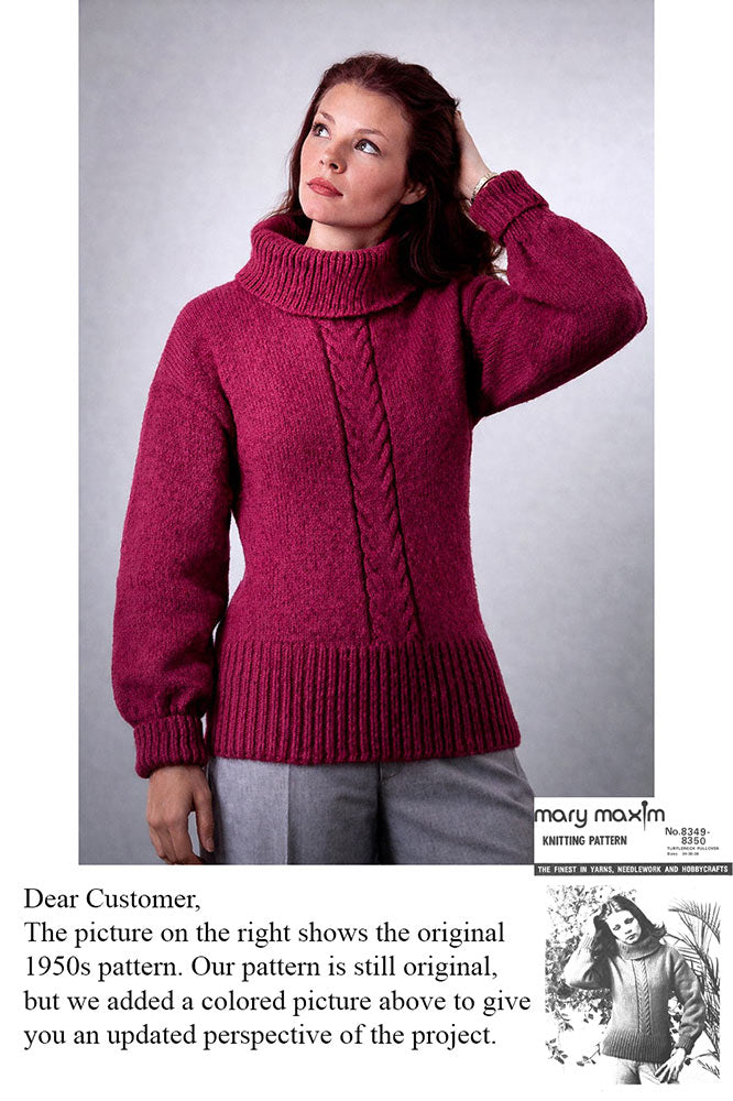 Turtleneck Pullover Pattern