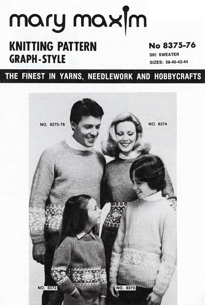 Men's Ski Sweater Pattern