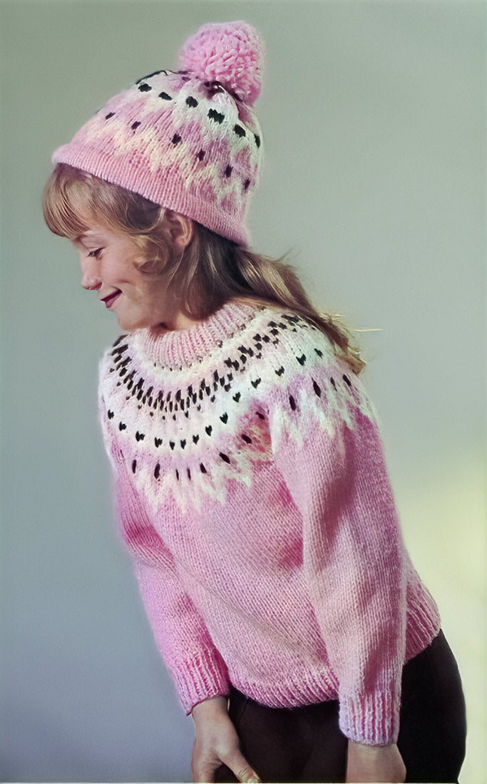 Children's Pullover & Toque Pattern