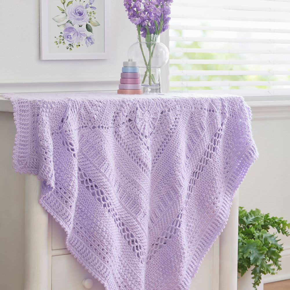 Lilac Love Baby Blanket