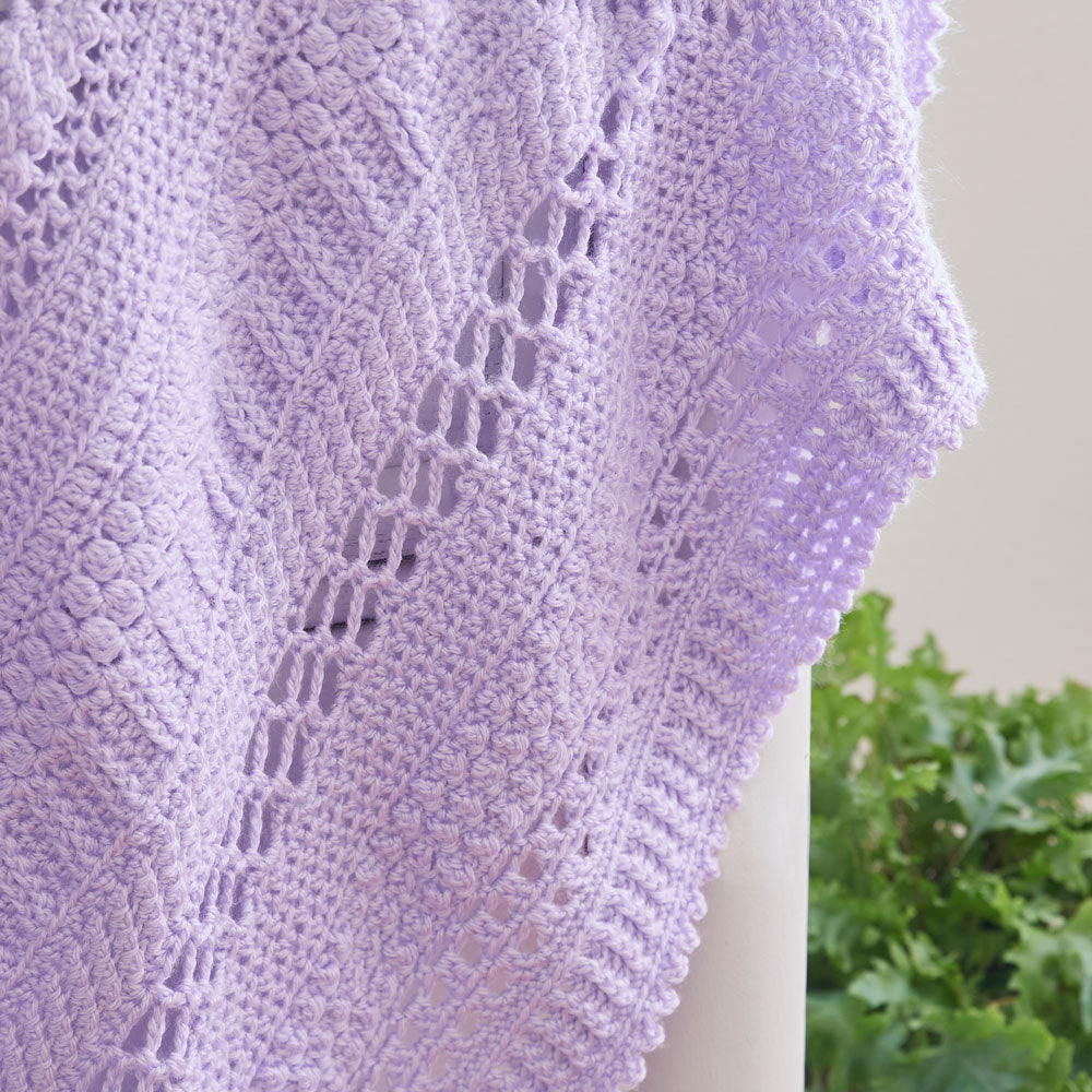 Lilac Love Baby Blanket