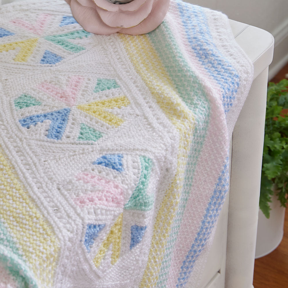 Hexagons and Honeycombs Baby Blanket