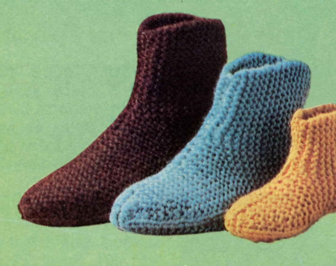 Child's Boot Slippers Pattern
