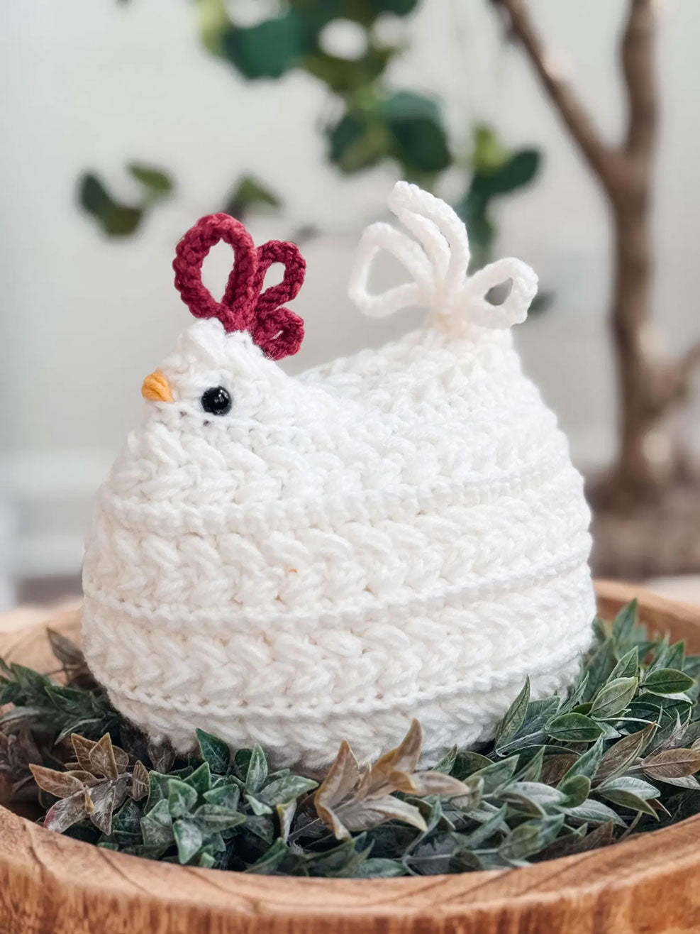 Wheat Stitch Crochet Chickens