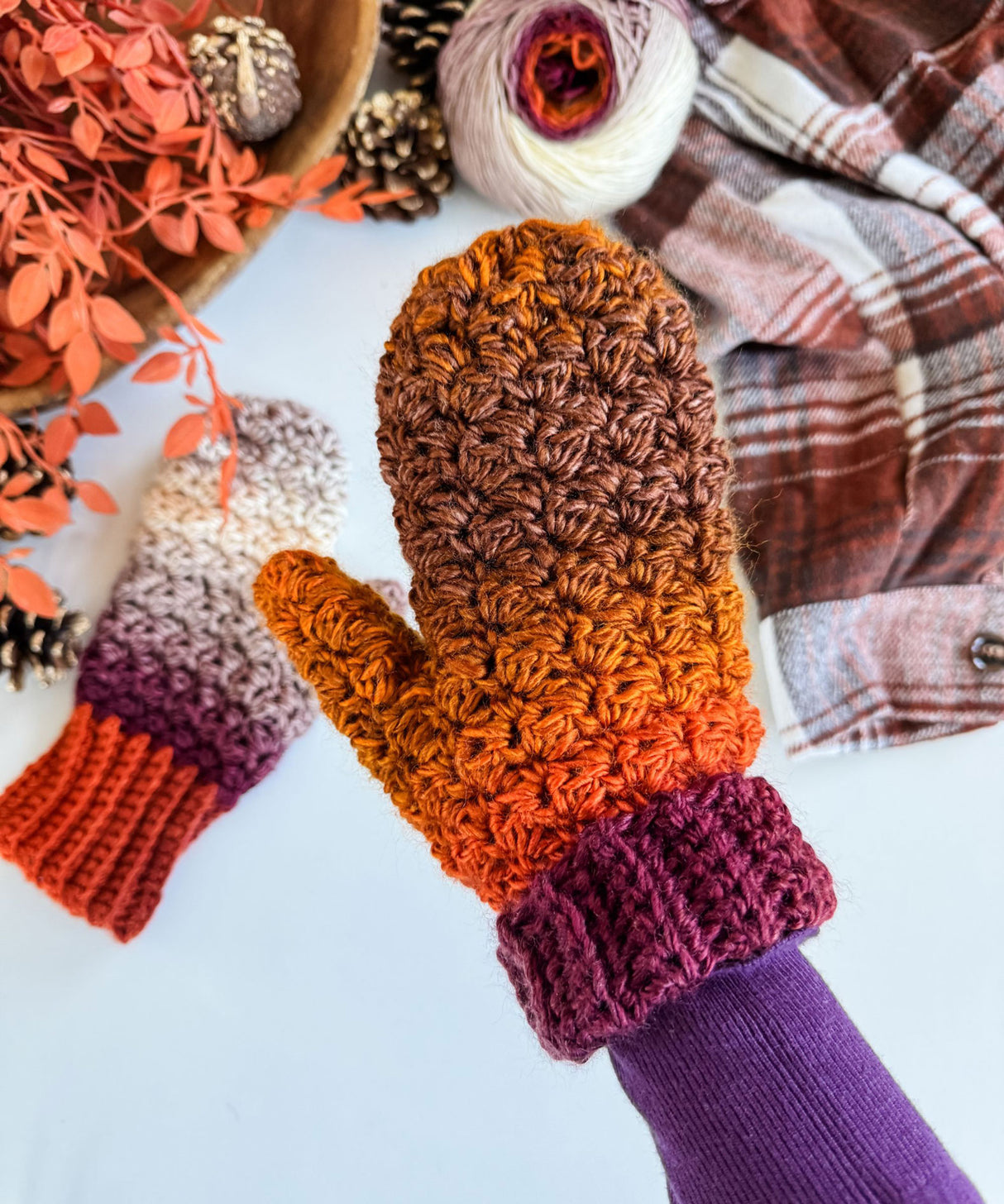 Suzette Mittens & Fingerless Gloves
