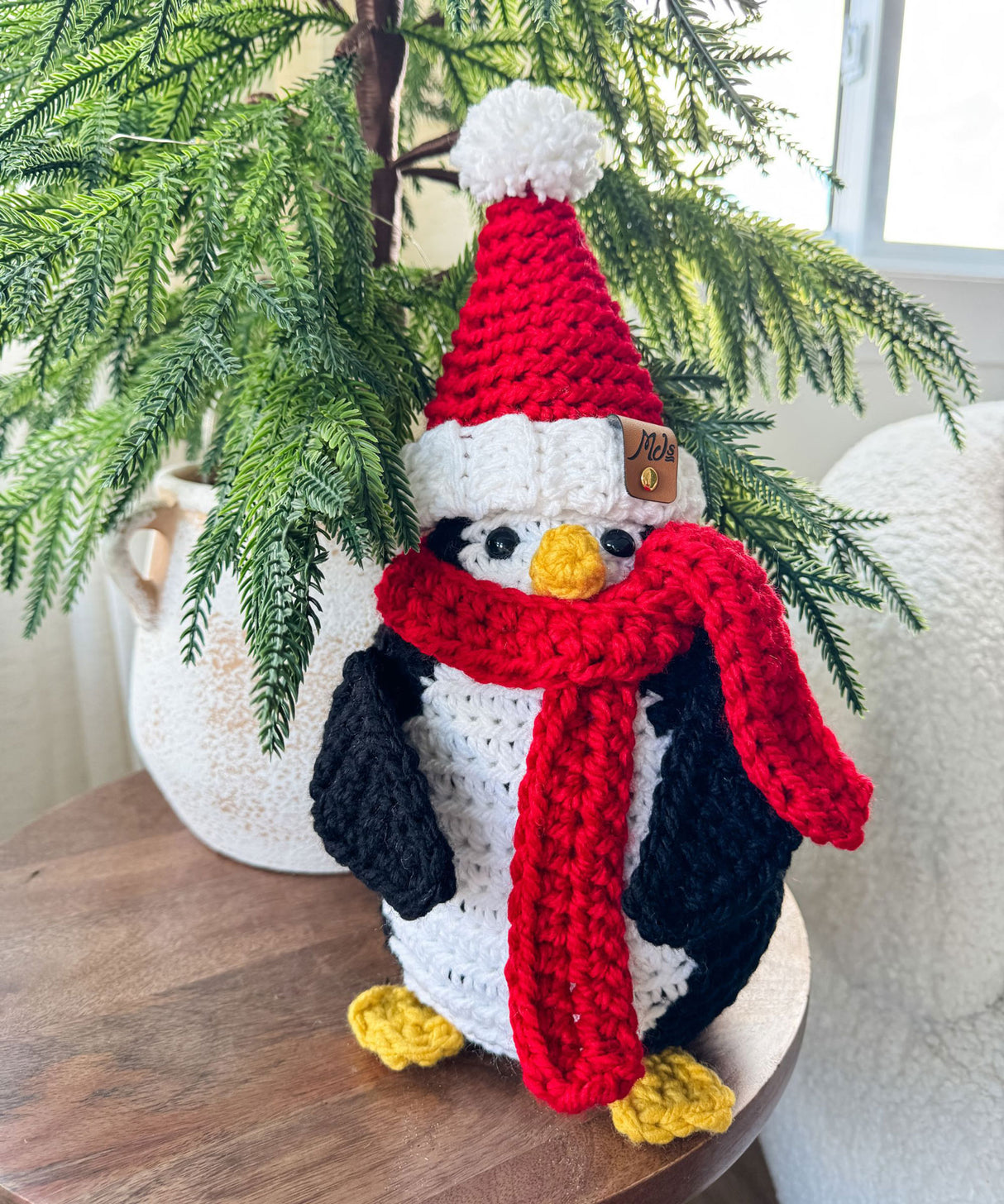 Merry & Bright Santa Penguin