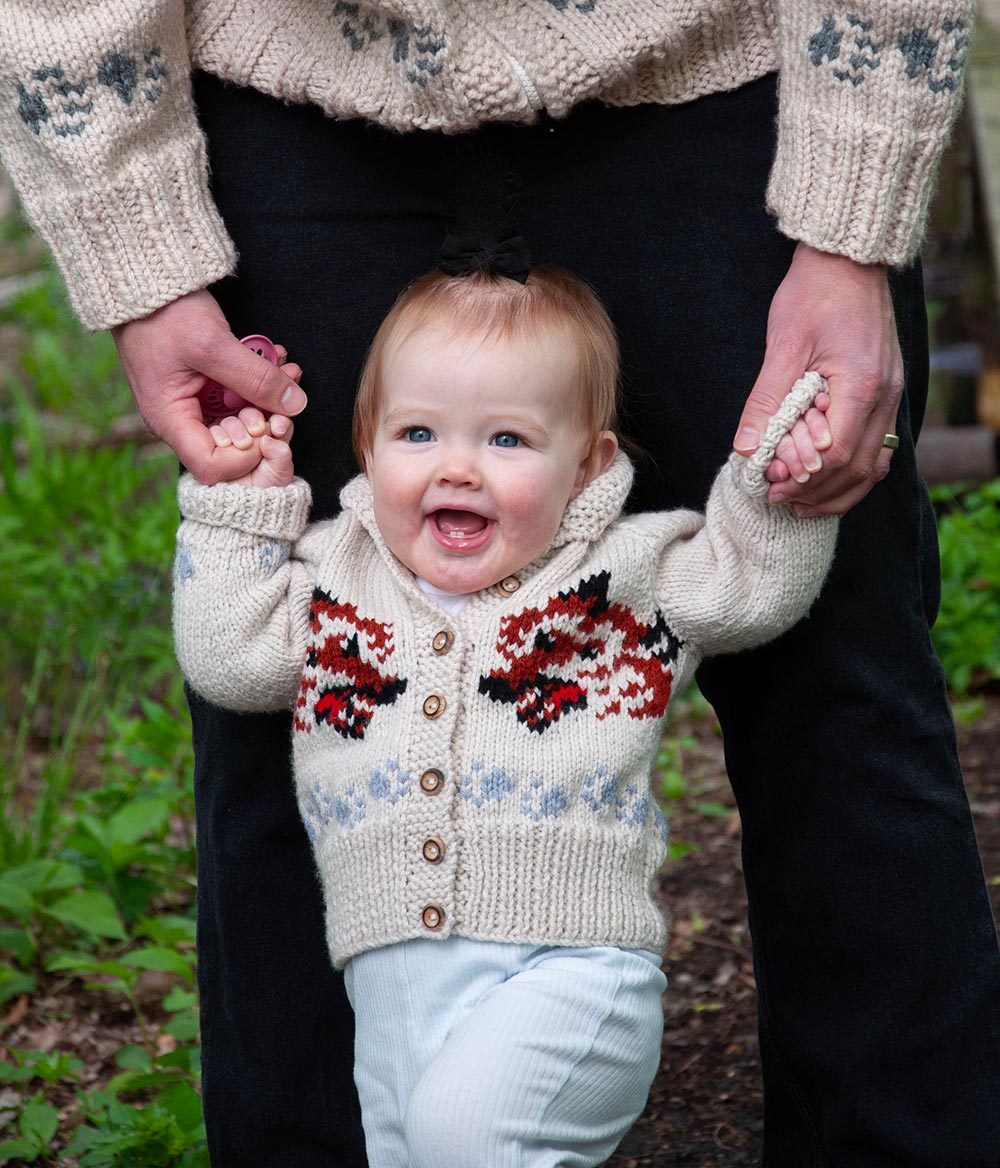 Child's Wolf Cardigan Knit Kit (Project Hail Mary Version)
