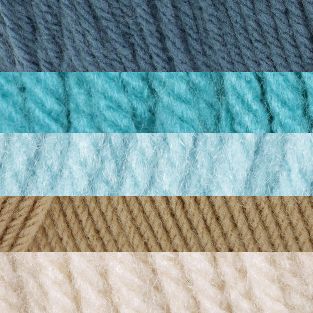 Seaside Sunset Knit Blanket