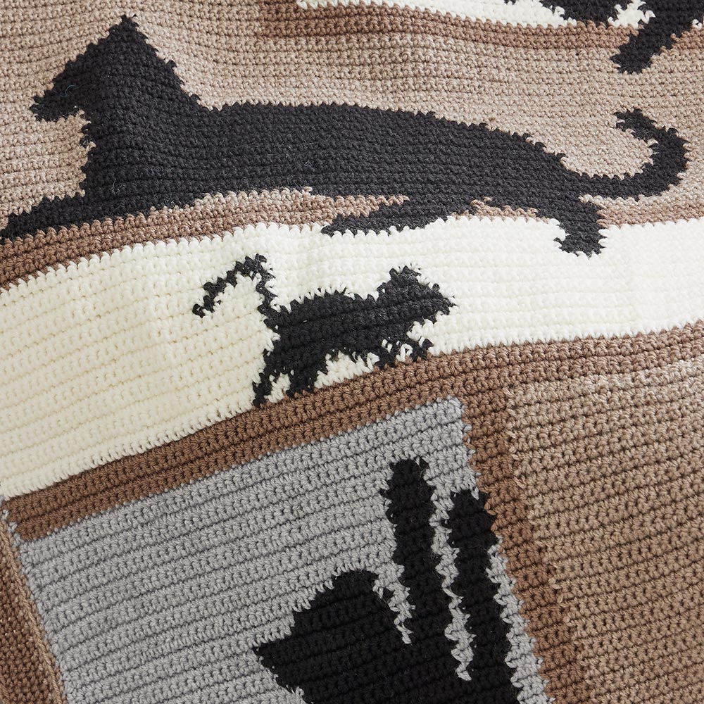 Silhouettes de chats afghans