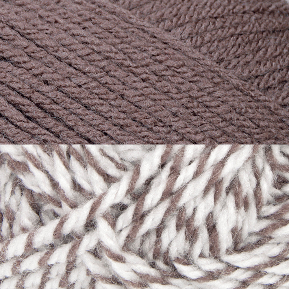 Cables in Ragg Afghan