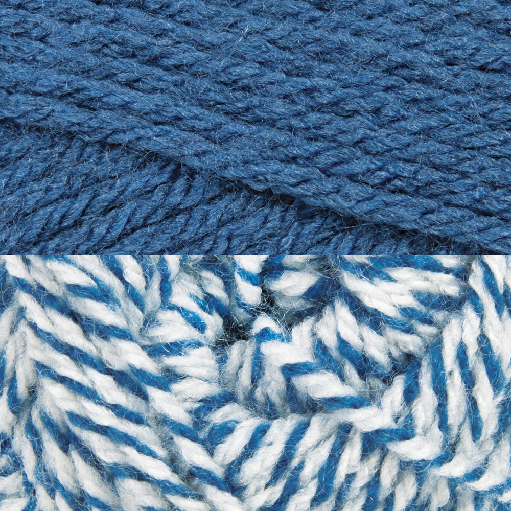 Cables in Ragg Afghan