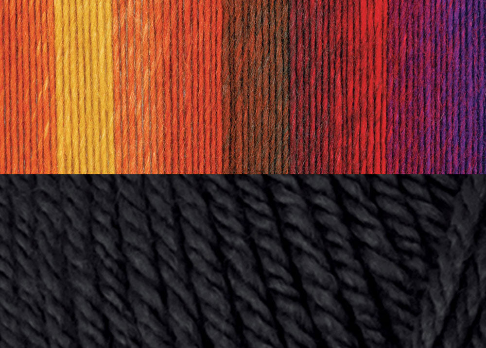 Autumn's Charm Mosaic Duster Length Cardigan