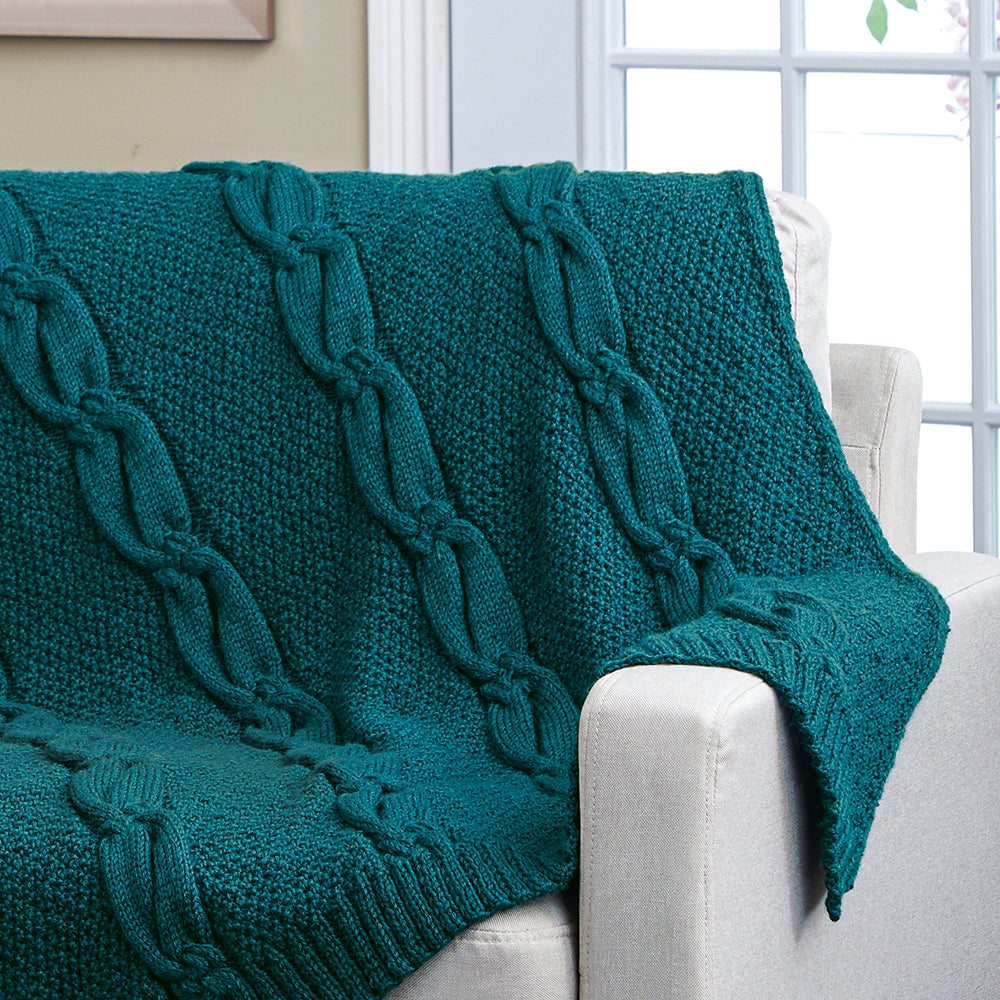 Knotted Cables Blanket