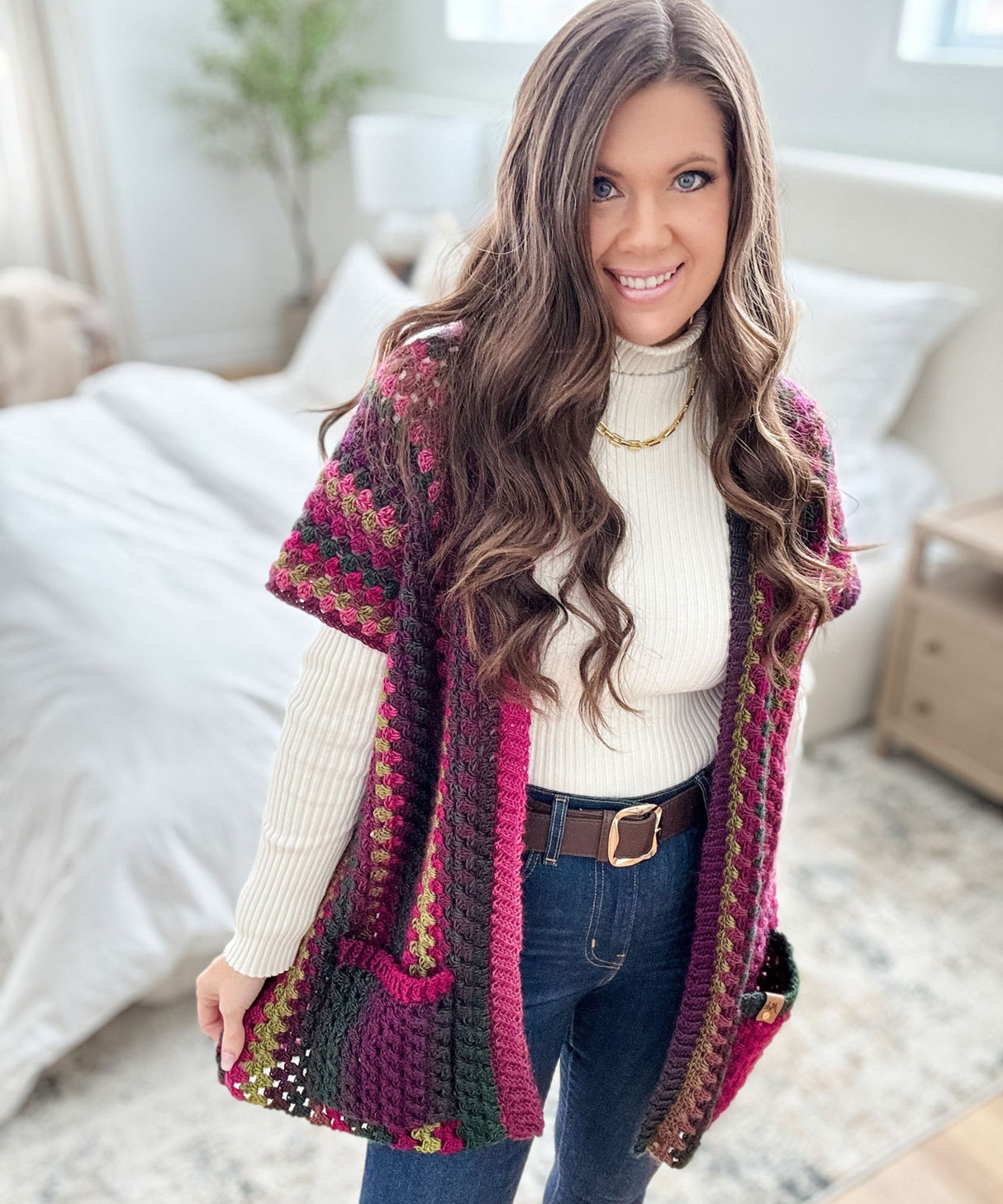 Granny Pop Short Ruana