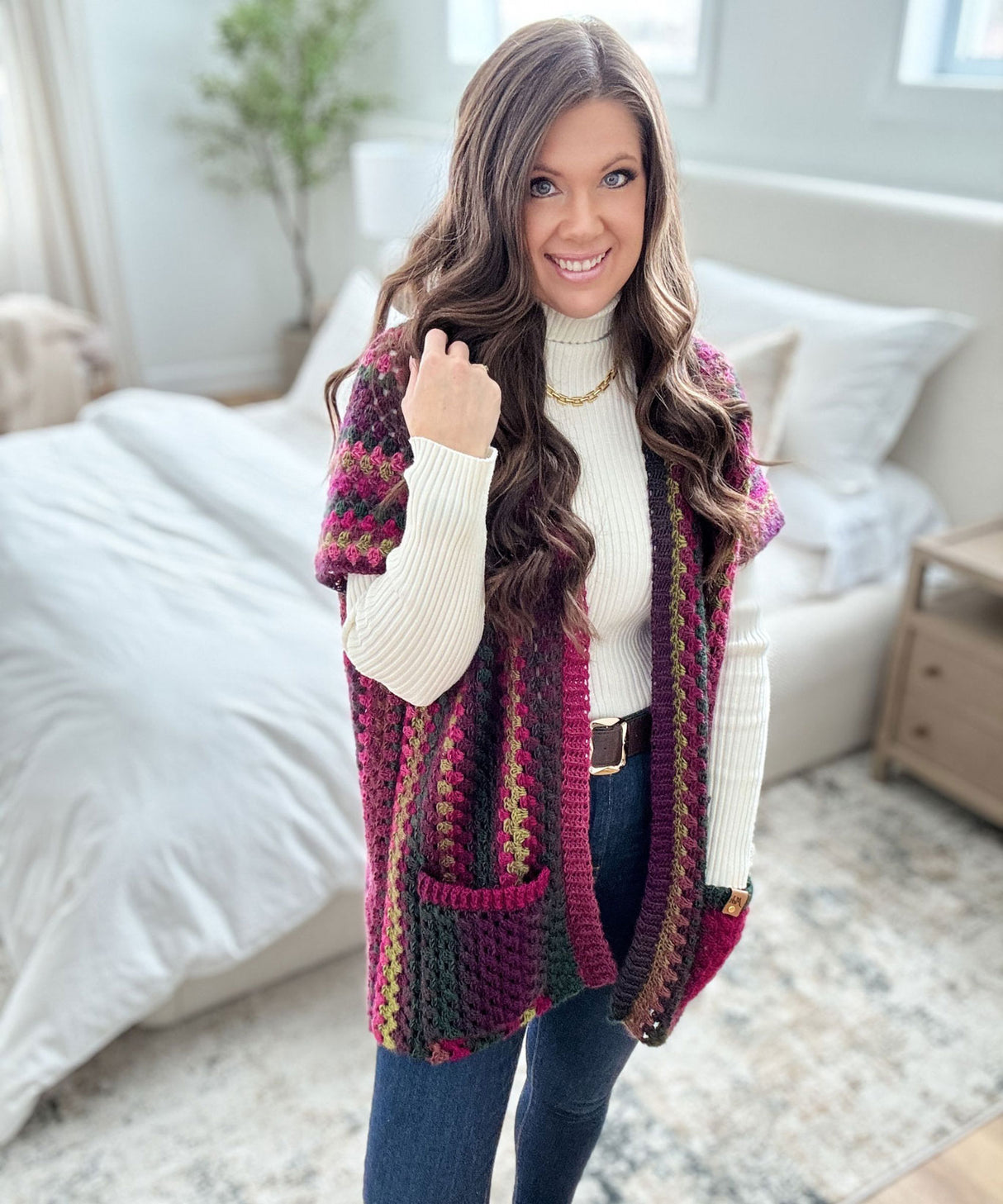 Granny Pop Short Ruana