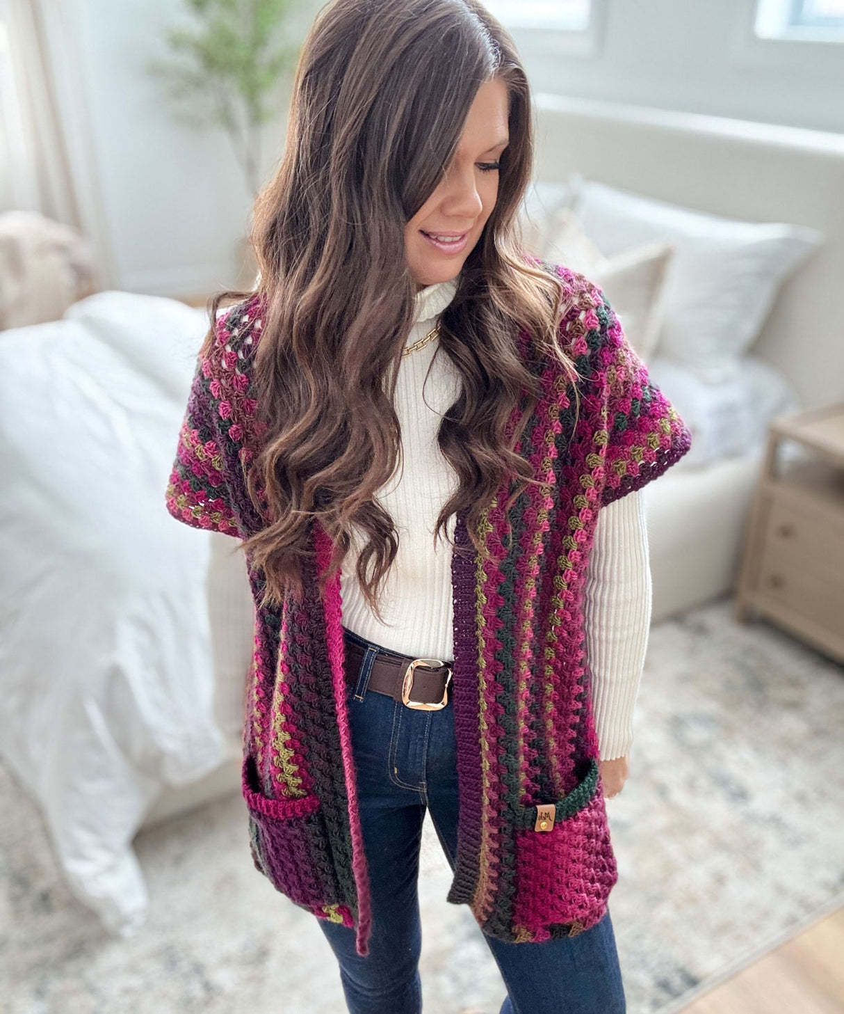 Granny Pop Short Ruana