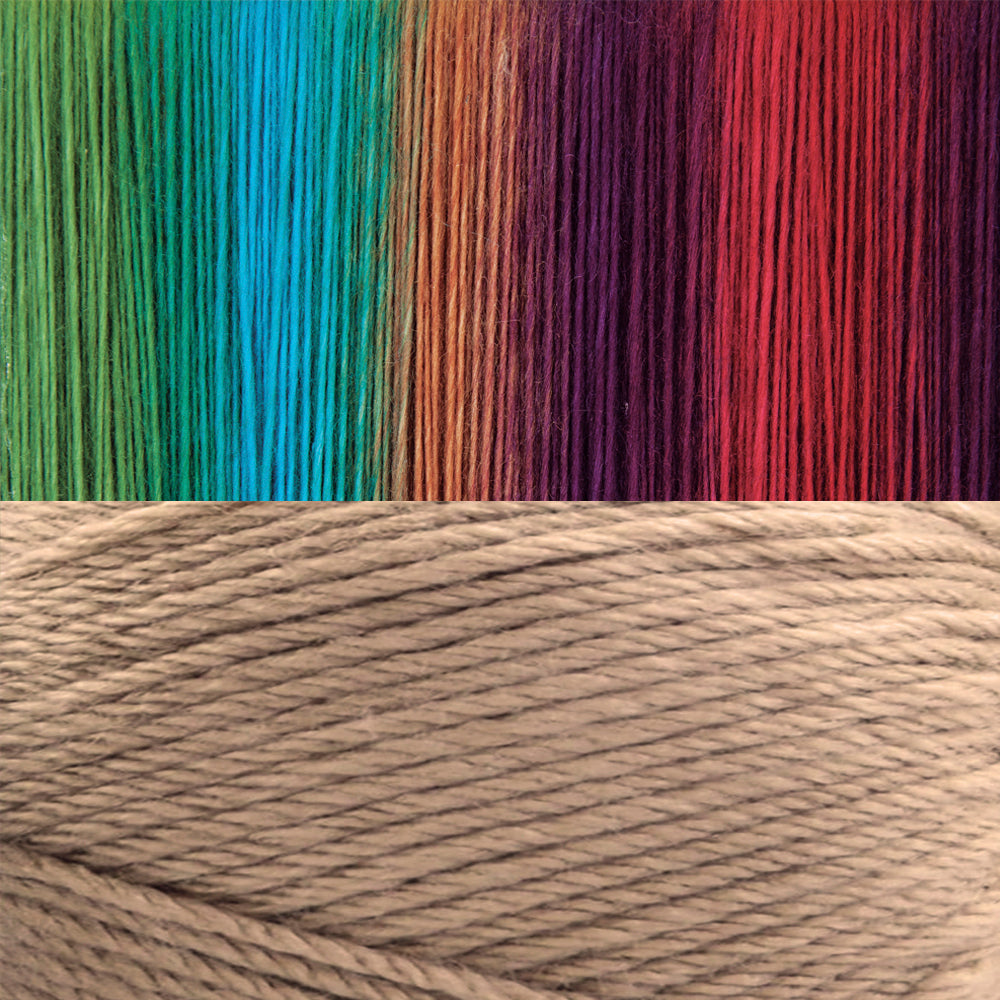 Snowscape Overlay Mosaic Blanket