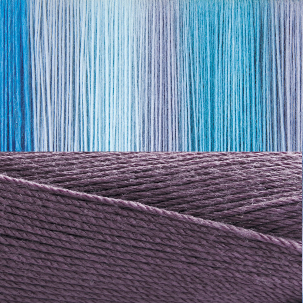 Snowscape Overlay Mosaic Blanket