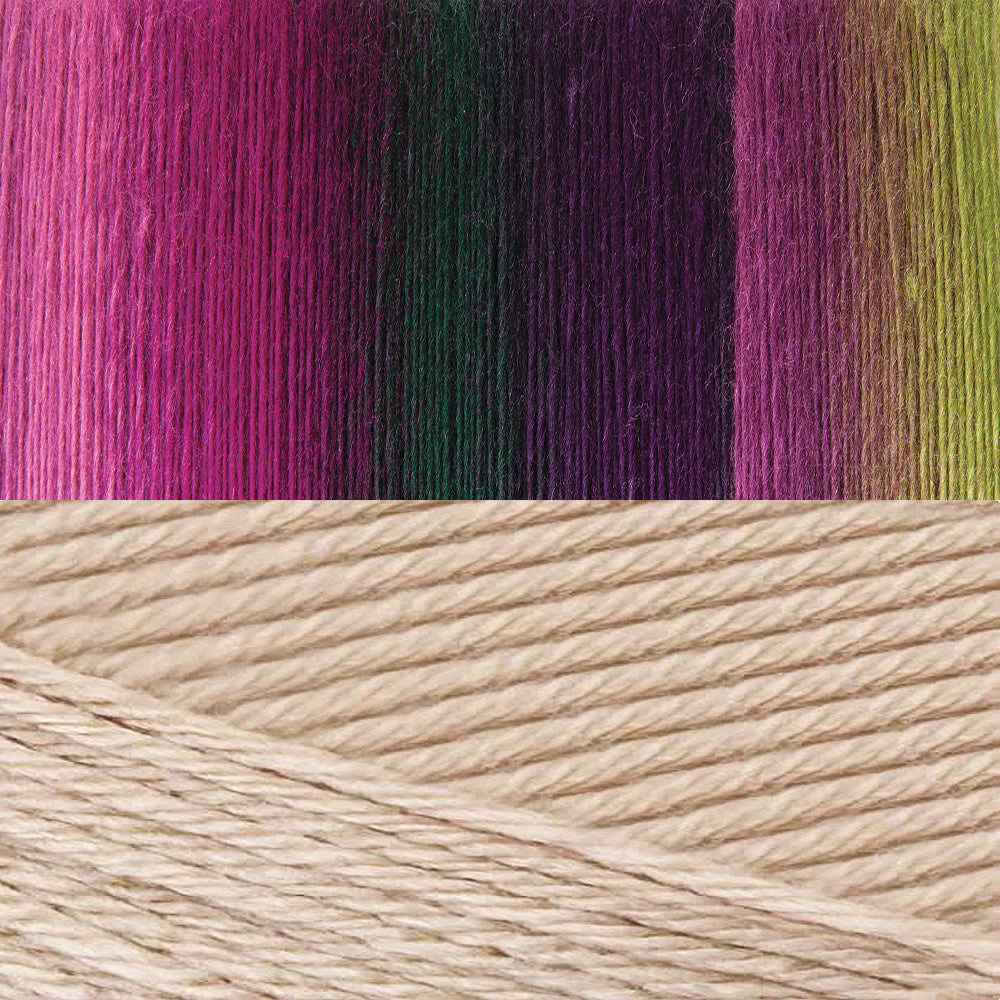 Snowscape Overlay Mosaic Blanket